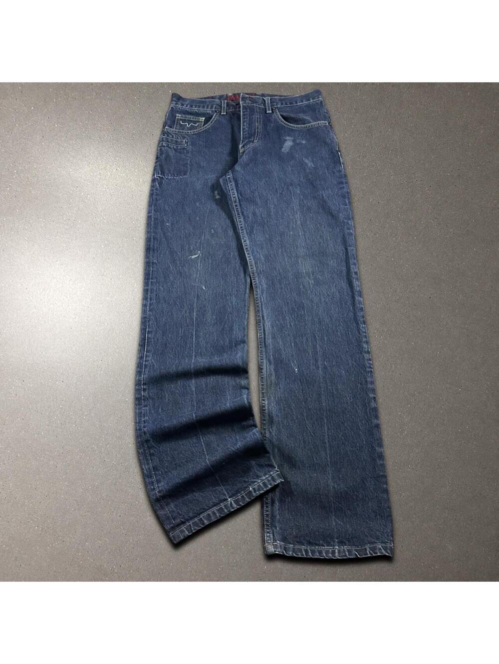 Kimes Ranch James Cowboy Western Straight Leg Jeans - Fits 32x33!